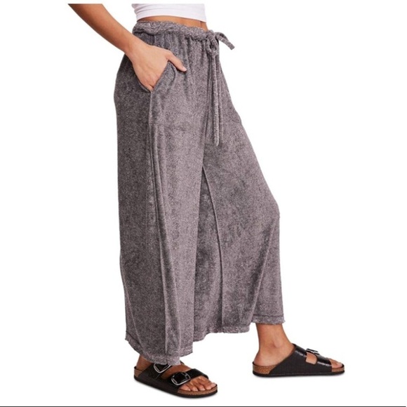 - Free People Grey Marled Make it Maxi Wide Leg Pants in Super soft - Picture 2 of 12